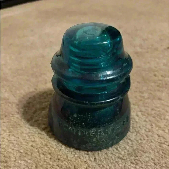 Blue And green Mix Hemingray- 42, Made In The Usa Insulator - Picture 2 of 12